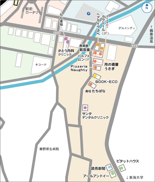 東海大学駅前商店街map 東海大前ドットコム 秦野市小田急線東海大学前駅